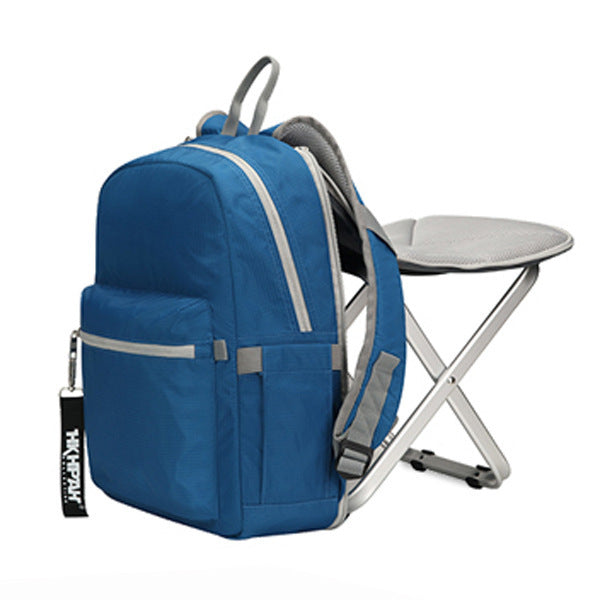 Folding Stool Bag and Sports Backpack Combo