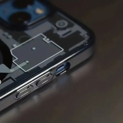 Transparent Acrylic Magnetic Phone Case for iPhone
