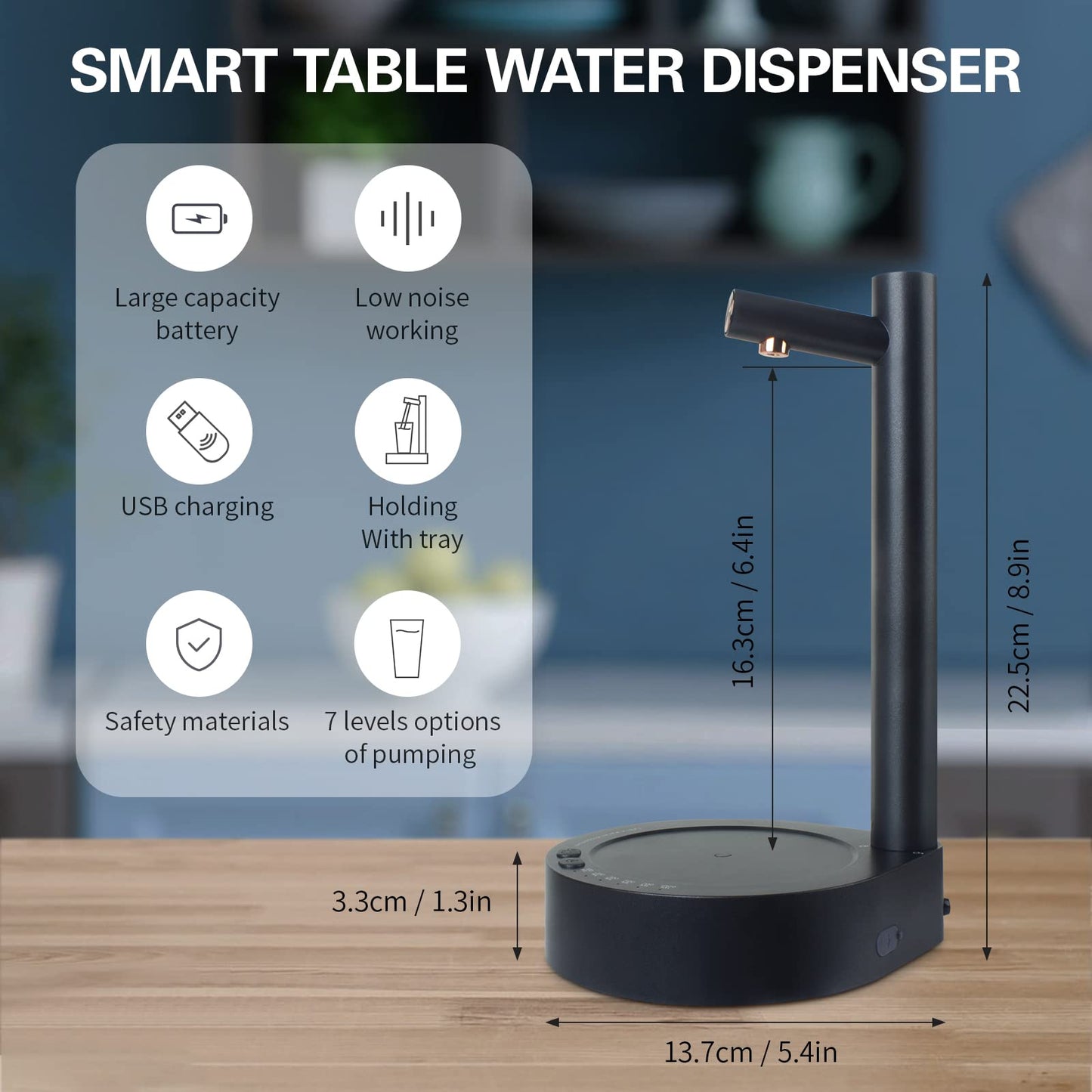 Portable Automatic Water Dispenser Barrel Pumper