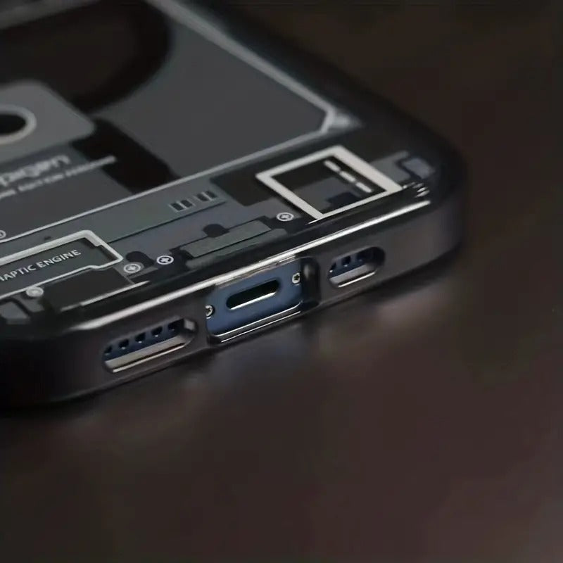 Transparent Acrylic Magnetic Phone Case for iPhone