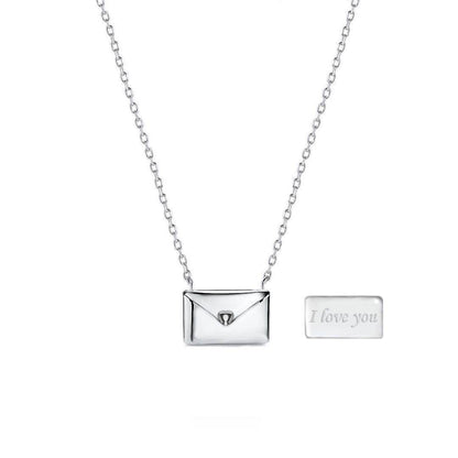 Envelope Pendant Necklace