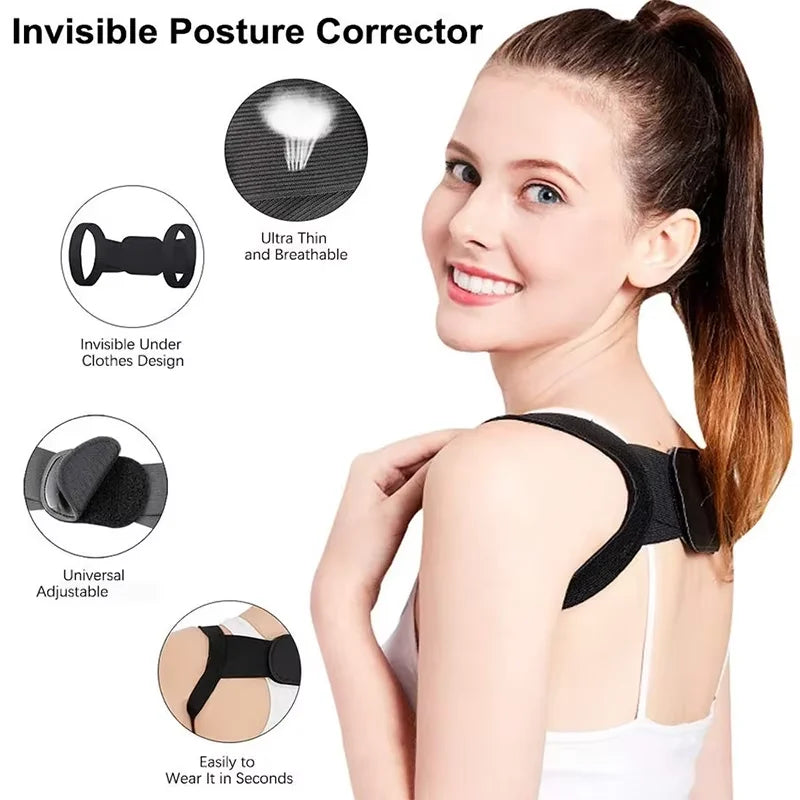 Adjustable Posture Corrector Back Support Shoulder