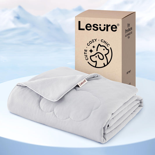 Lesure Premium Cooling Blankets for pets Grey 40x50