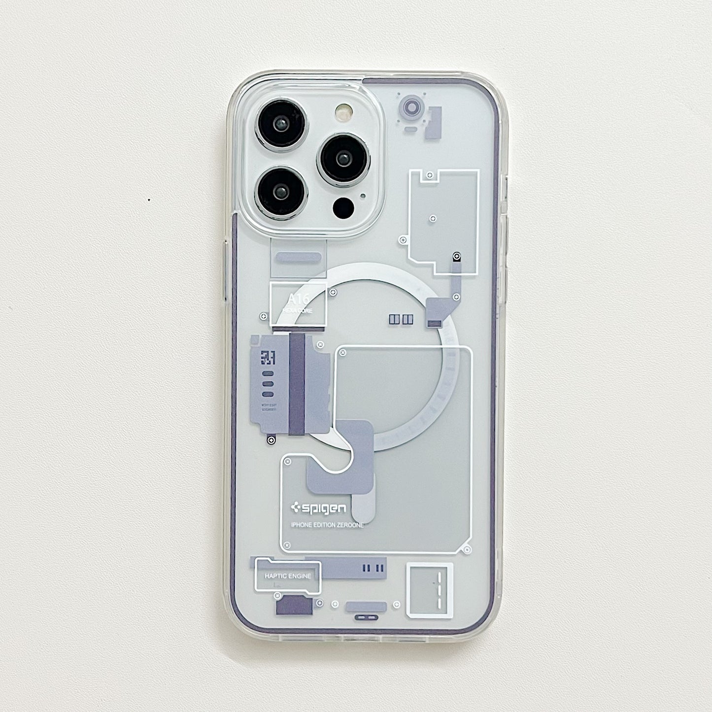 Transparent Acrylic Magnetic Phone Case for iPhone