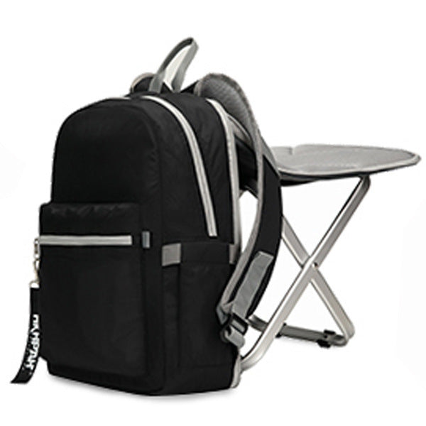 Folding Stool Bag and Sports Backpack Combo